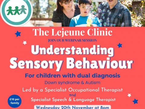 Understanding Sensory Behaviours for children with Down syndrome and Autism